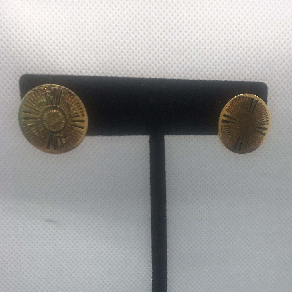 4 For $12: Simple Gold Tone Earrings